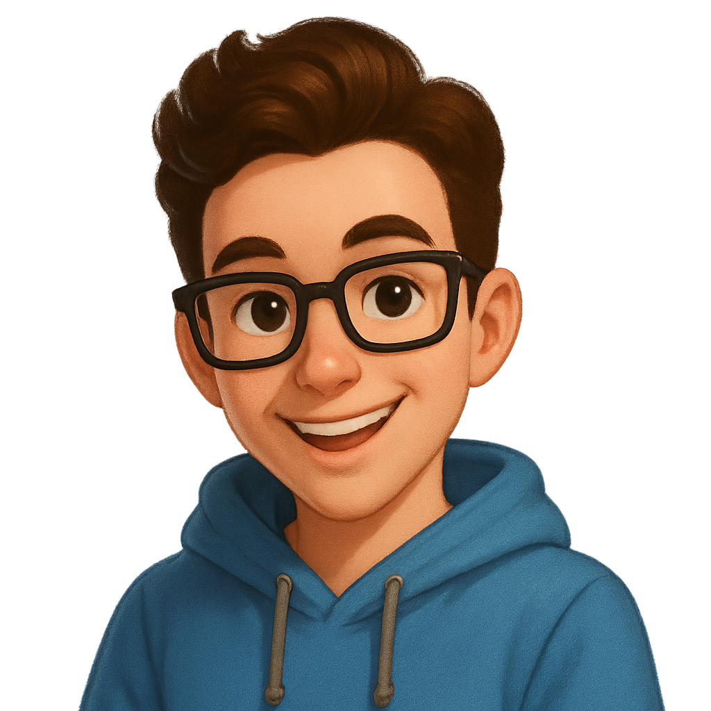 Illustrated avatar of Zac smiling in a blue hoodie.